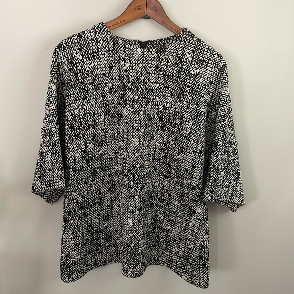 Akris Punto Sweater Blouse 3/4 Sleeves Size: 6